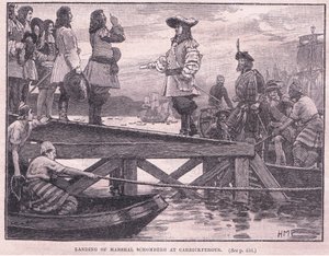 El desembarco del Mariscal Schomberg en Carrickfergus d.C. 1689